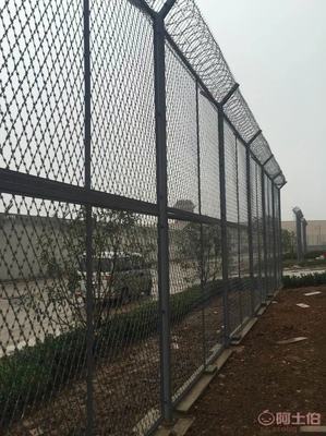 安平监狱防护网护栏网厂家直销——军事重地专用钢丝绳网